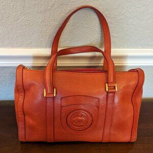 Vintage Fendi leather Boston bag Constellation Series